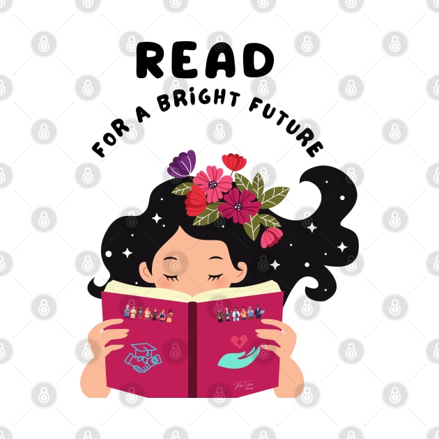 READ for a bright future children motivation for career by KIRBY-Z Studio