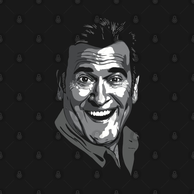 Bruce Campbell greyscale by @johnnehill