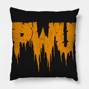 PWU Halloween Orange Pillow