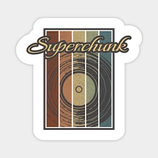 Superchunk Vynil Silhouette Magnet