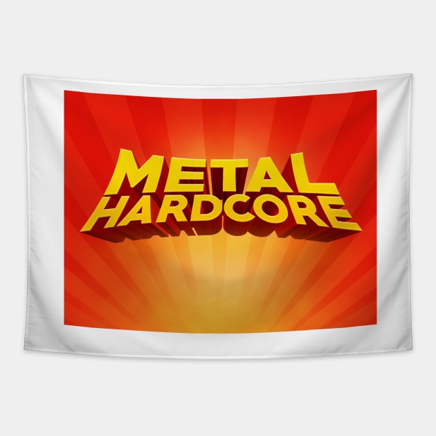 Metal Hardcore Tapestry by argobel13