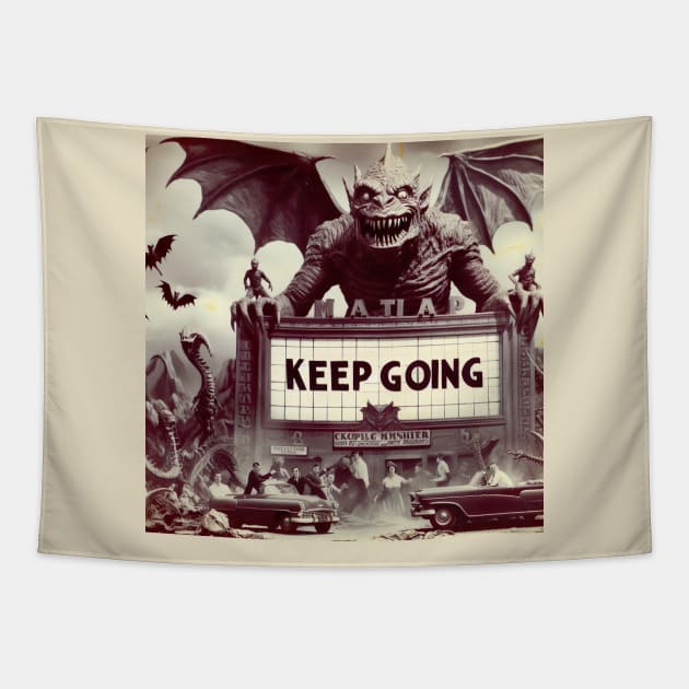 Keep Going Tapestry by Dead Galaxy