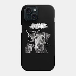 Airedale Heavy Metal Dog Lover Phone Case