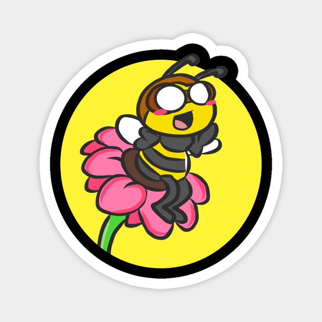 Bumblebee for fat Funny gift bee love for animals Magnet by KK-Royal