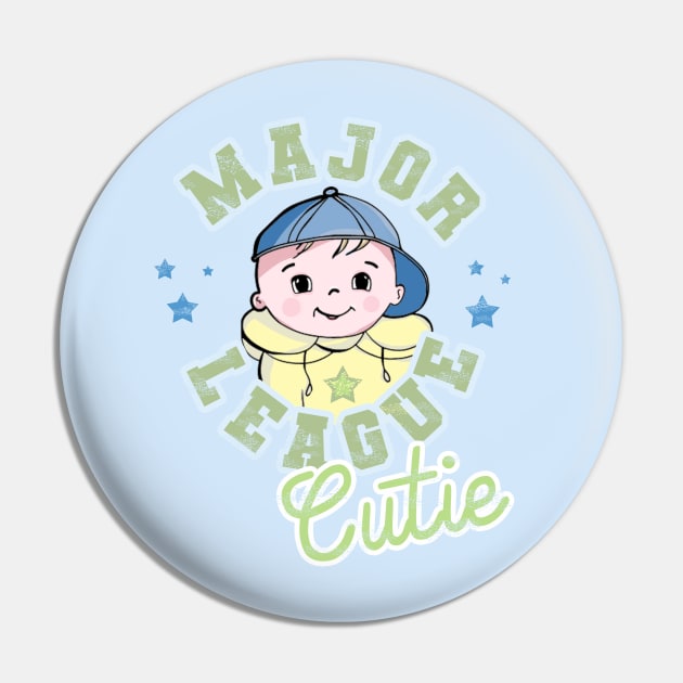 Cute Boy T-Shirt / Design with a Sports Themed Baseball Cap Pin by Luli and Liza