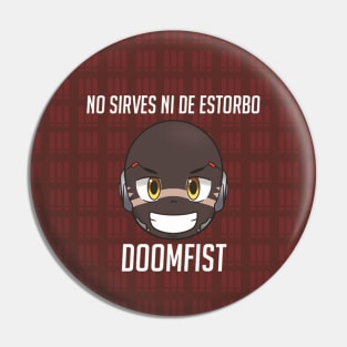 Doomfist chibi OW (Spanish) Pin