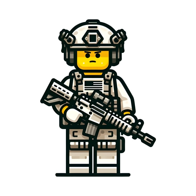 Tactical LEGO by Rawlifegraphic