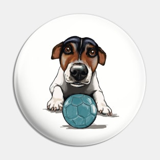 Cheeky Jack Russell with Ball Pin