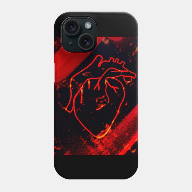 Heart Beat Away Phone Case by L'Appel du Vide Designs by Danielle Canonico