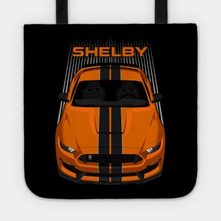 Ford Mustang Shelby GT350 2015 - 2020 - Orange - Black Stripes Tote