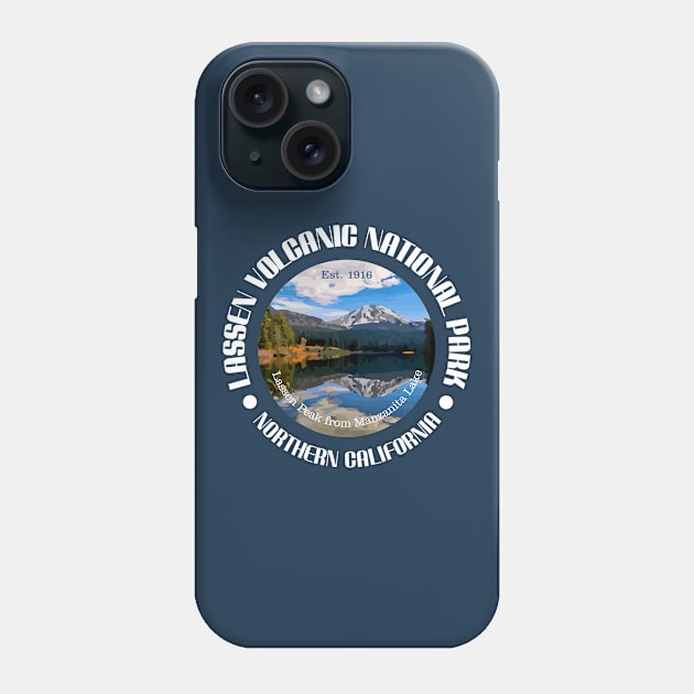 Lassen Volcanic NP (rd) Phone Case by grayrider