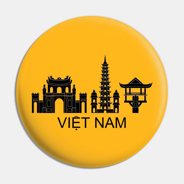 Vietnam Pin by Travellers