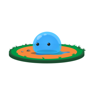 Blue slime has appeared! T-Shirt