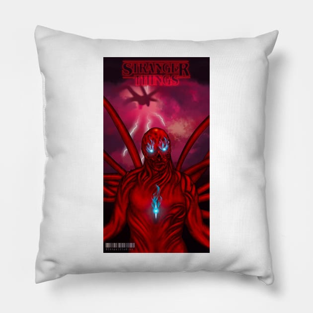 Vecna Stranger Things Pillow by Zenpaistudios