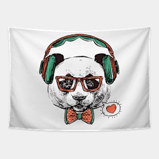 Panda20 music T-Shirt Tapestry