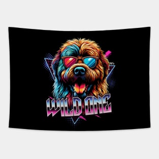 Wild One Bouvier des Flandres Dog Tapestry