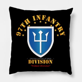 97th Infantry Division - Trident Division Pillow