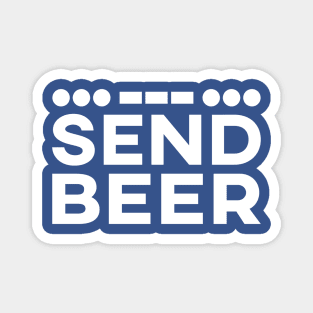 SOS SEND BEER Magnet