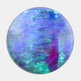 Blue Grunge Textured Pin