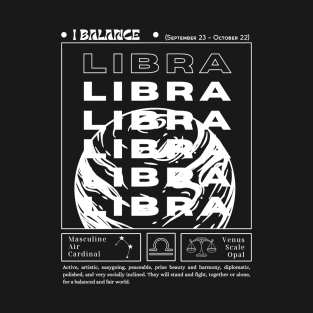 Libra zodiac sign T-Shirt