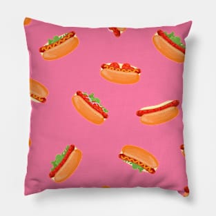 Hot Dogs Pillow