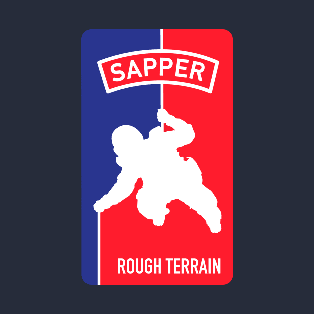 SAPPER Rough Terrain Combat Engineer NBA logo by FlySquareWare