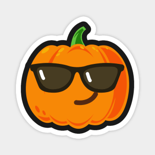 Pumpkin Sunglasses Magnet