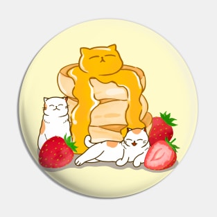 Kawaii Kitten Pancakes Pin