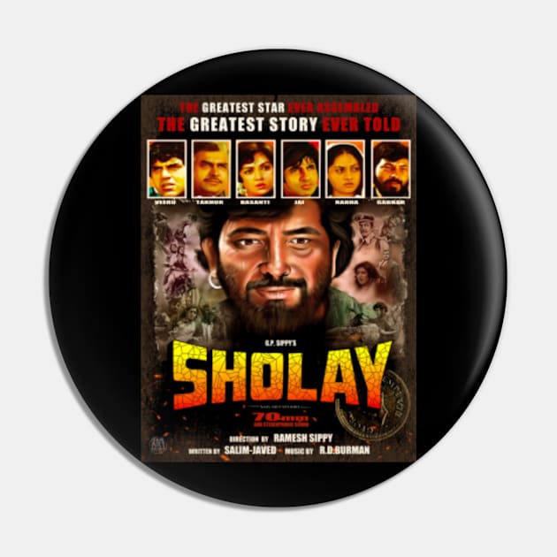 Sholay Pin by SAN ART STUDIO 