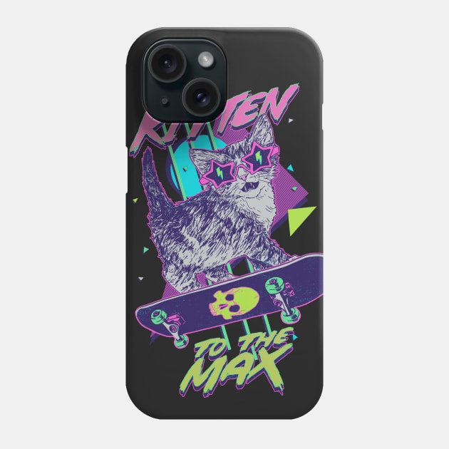 Kitten To The Max Phone Case by Hillary White Rabbit