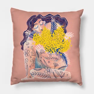 Spring Lady Pillow