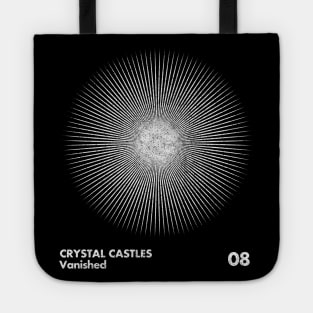 Crystal Castles / Minimal Graphic Design Tribute Tote