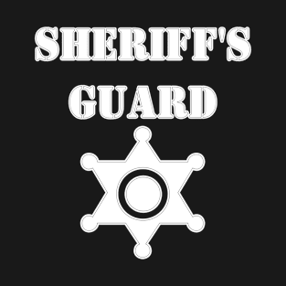 men's t-shirt guard of the sheriff. T-Shirt