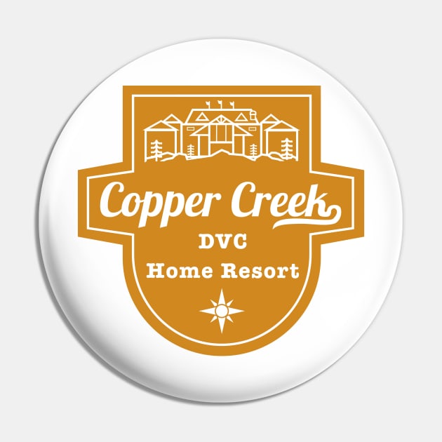 Copper Lodge Pin by TeawithAlice