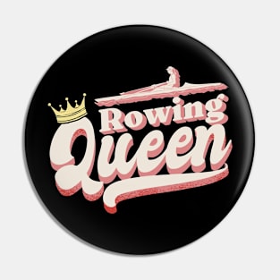 Rowing Queen Rower Pin