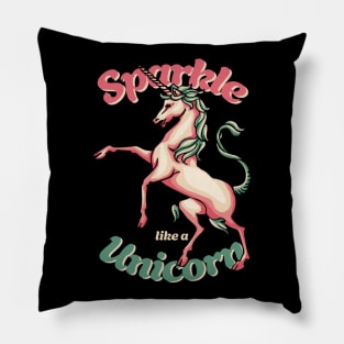 Free Spirit Sparkel Unicorn Pillow