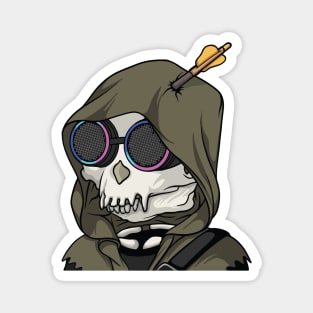 Assasin - Tamarin Skull Magnet