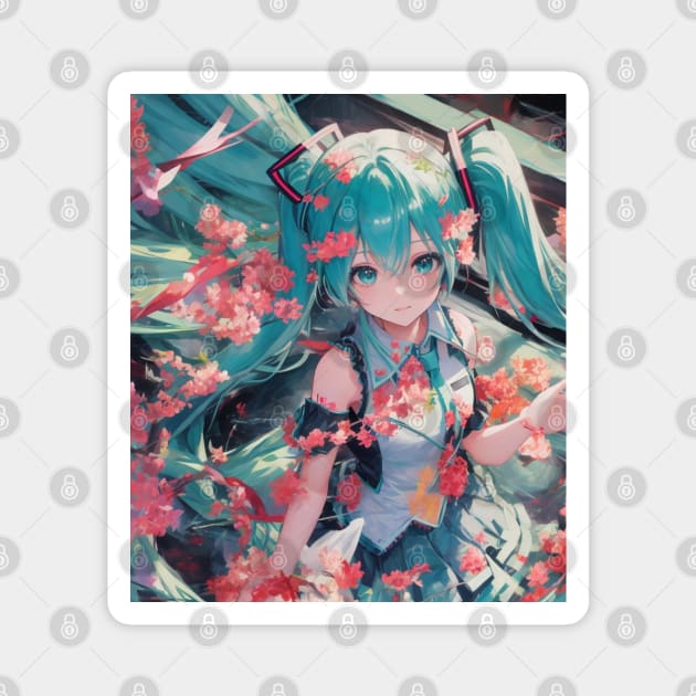 Hatsune Miku Magnet by Prossori