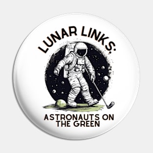 Lunar Links: Astronauts on the Green Astronaut Golf Pin