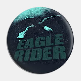 eagles rider vintage retro 80s look Pin