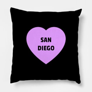 I love San Diego - Heart Pillow