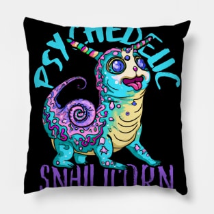 Cute Crazy Psycedelic Unicorn Artwork Pillow