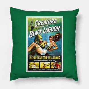 Vintage Movie - Creature From The Black Lagoon poster Pillow