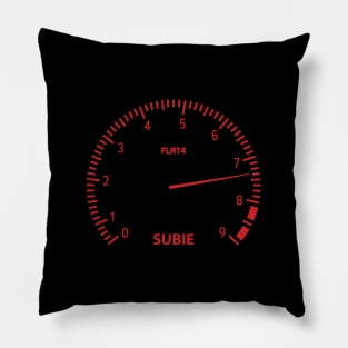 Subaru Impreza WRX STI Tachometer Gauge Design - JDM Car Art Pillow