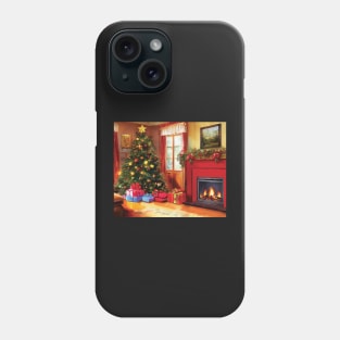 Fireside Christmas - Scene 10 Phone Case