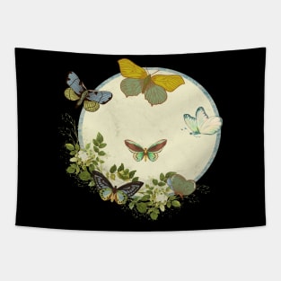 Butterflies in Spring - Nature Tapestry