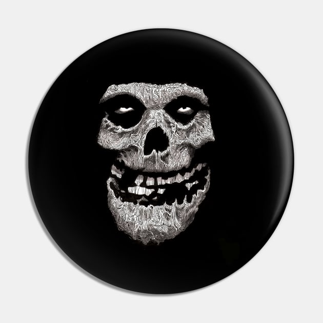 Metal Skull Pin by rsacchetto