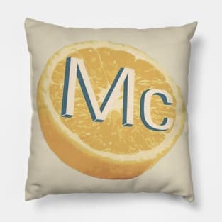 MC Orange Pillow