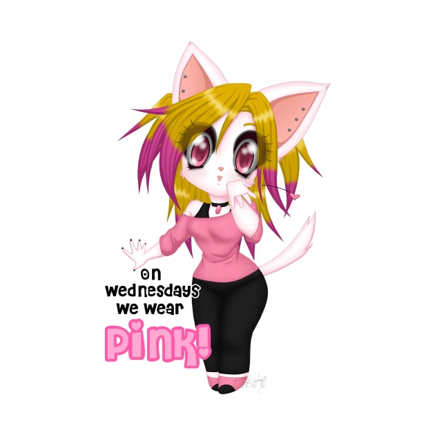 On Wednesdays We Wear PINK! by BinkaKittyArtwork