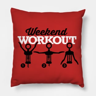 Weekend work corkscrew Pillow